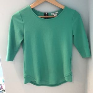 Mint green top